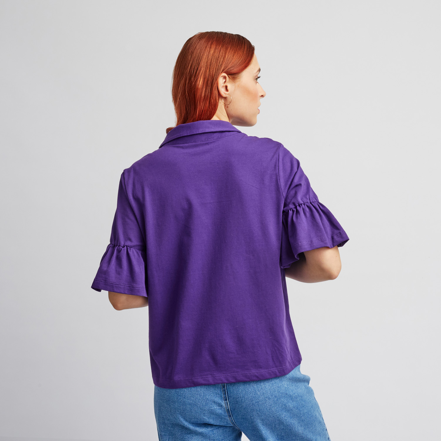 Ripley - POLO MENTHA Y CHOCOLATE PARA MUJER 100% ALGODÓN CAROL