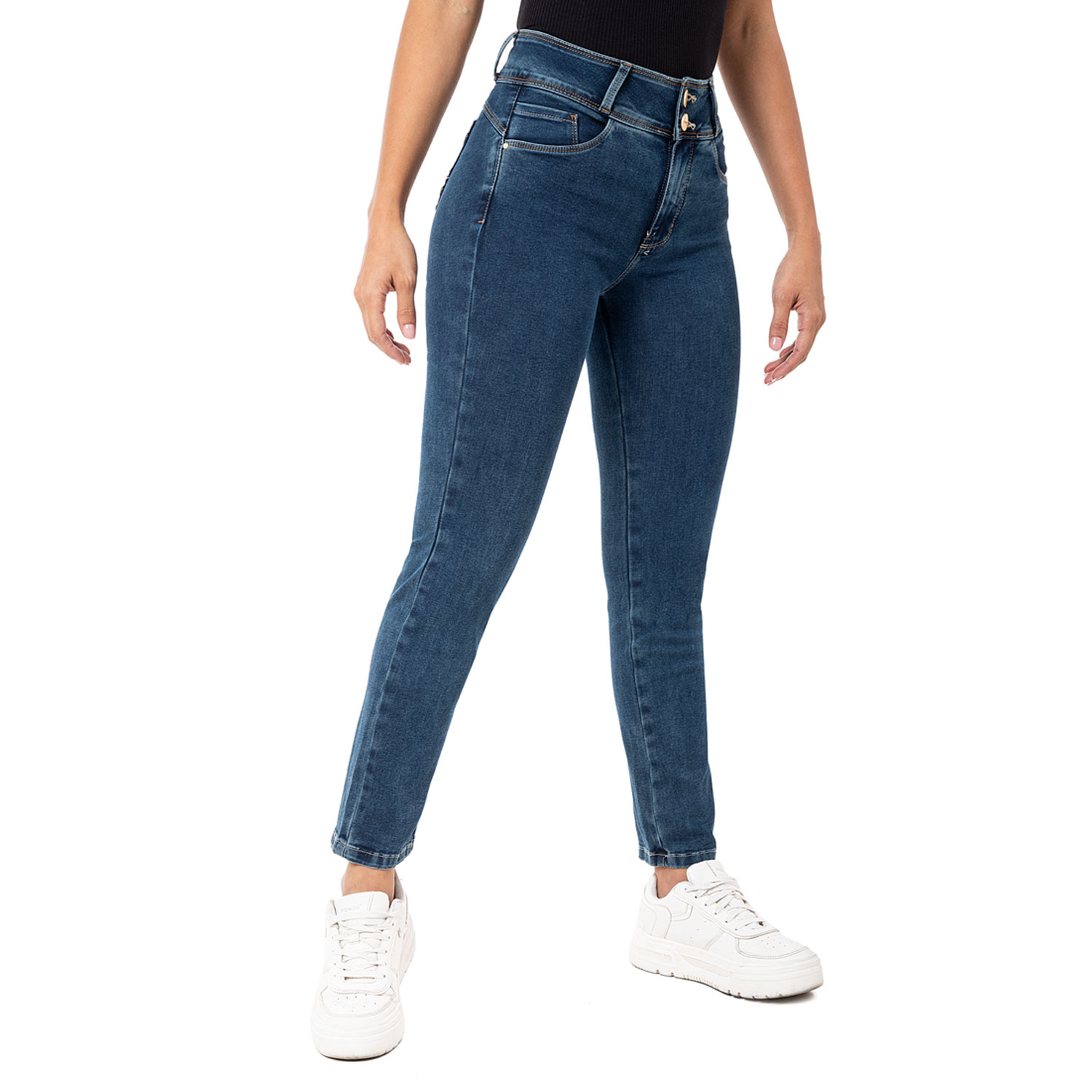 Pantalon Jean Taille 40 Pour Ado/femme - Coupe Regular, Longueur 70cm, Bleu - Neuf Sans étiquettes