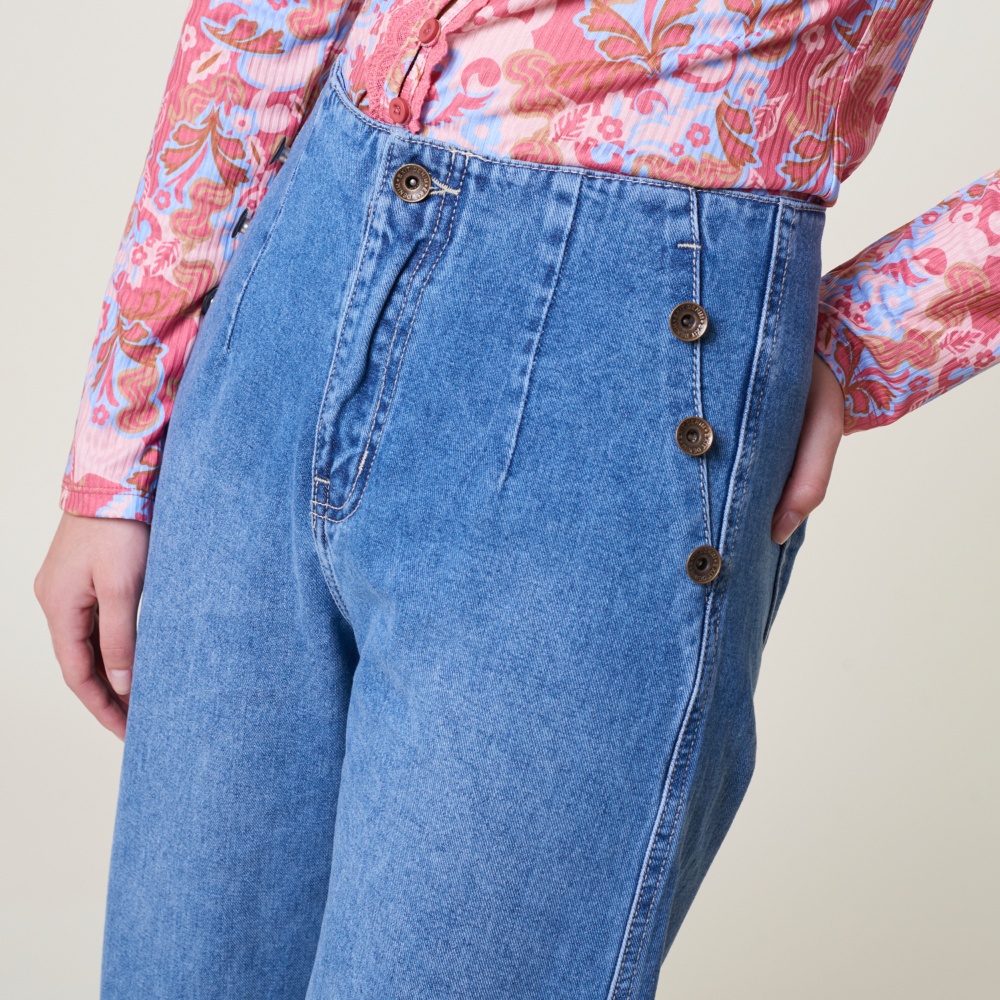 JEANS ALGODÓN CULOTTE MUJER EXIT OLAYA - 3