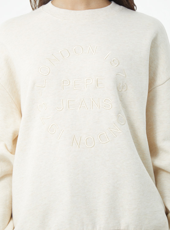 Pepe Jeans Cara, Maglia Di Tuta Donna, Grigio (Grey Marl),L - 3