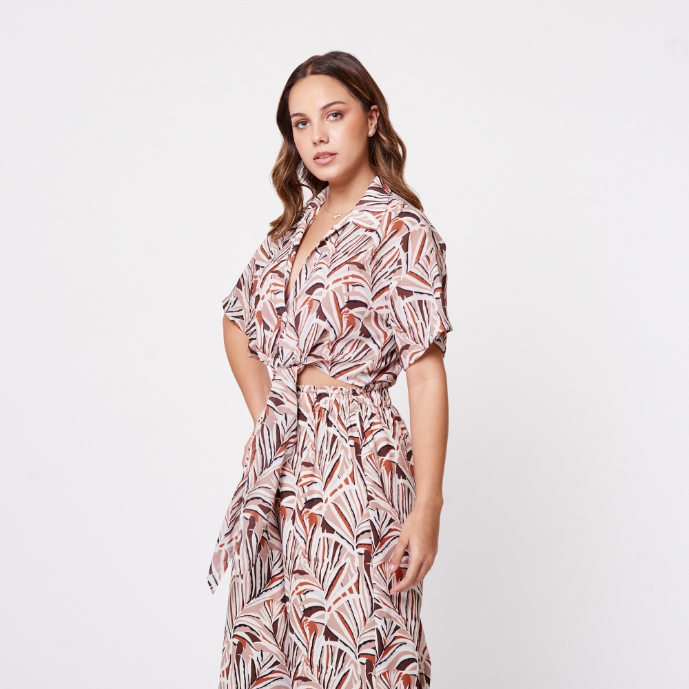 BLUSA MUJER MENTHA Y CHOCOLATE LEAH - 2