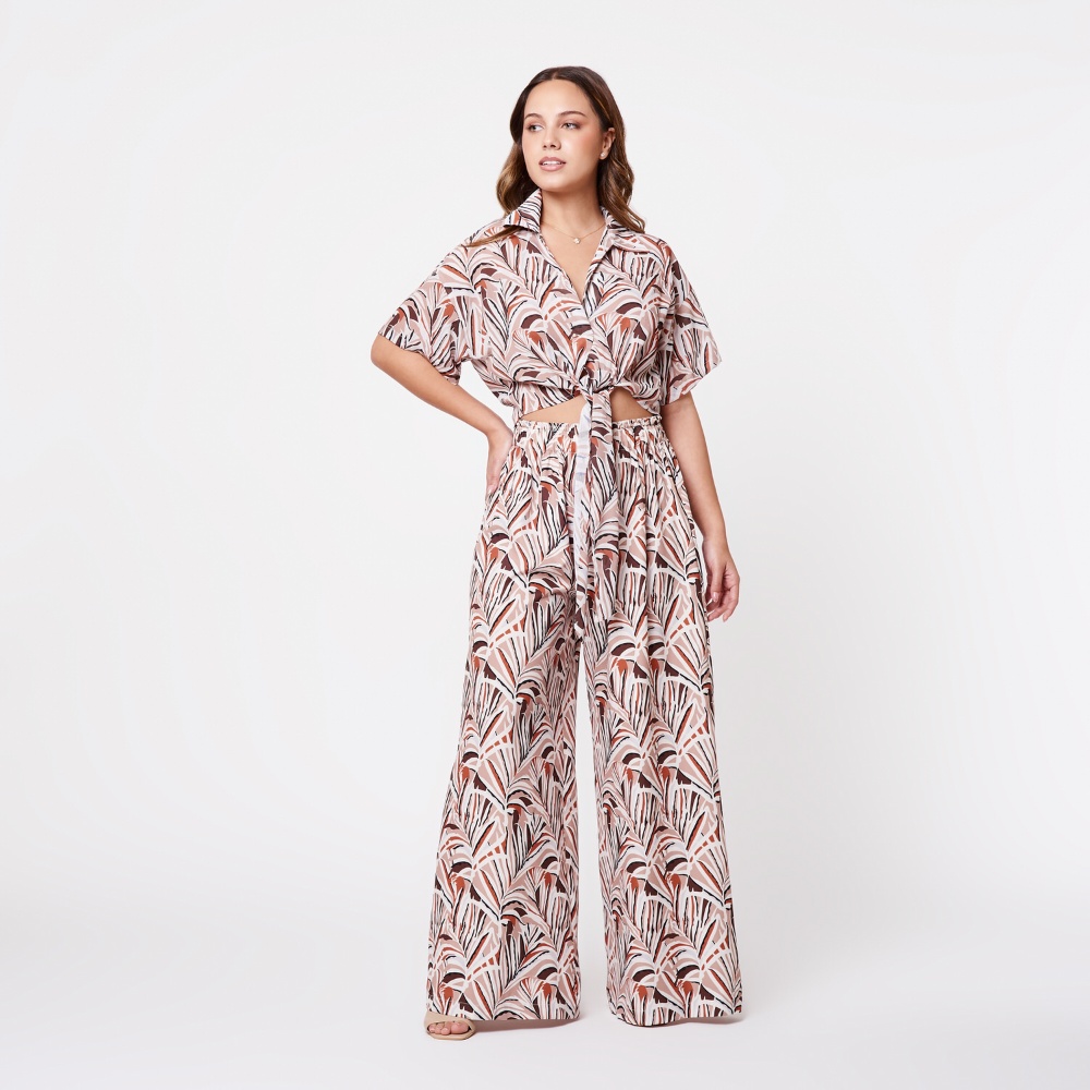 BLUSA MUJER MENTHA Y CHOCOLATE LEAH - 1