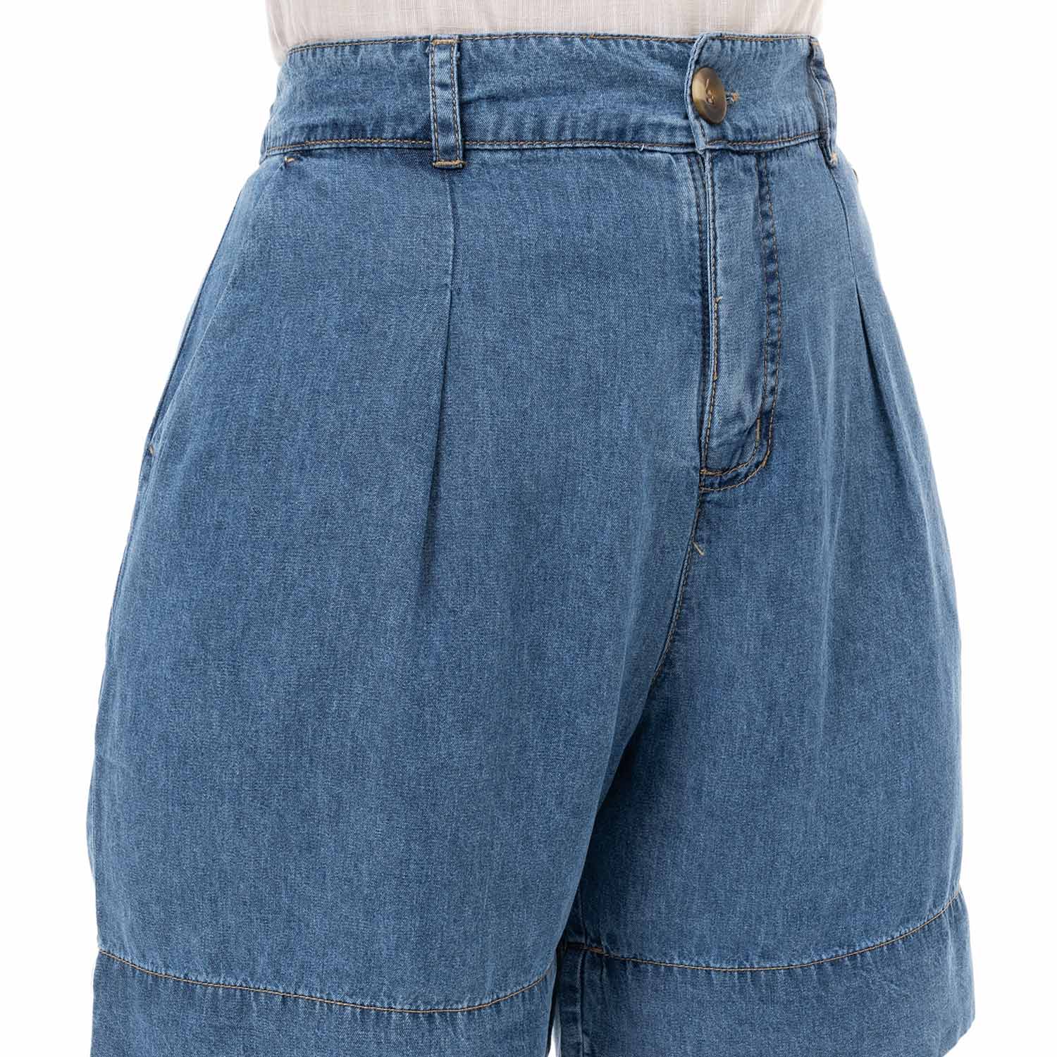 Bermudas G-Star Type 89 Para Mujer - Corte Boyfriend, Bolsillos Con Remaches, Estilo Casual