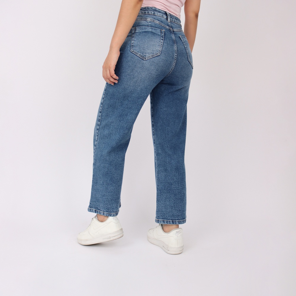 JEANS STRAIGHT MUJER KAYRA POBLET PERFECT FIT - 2