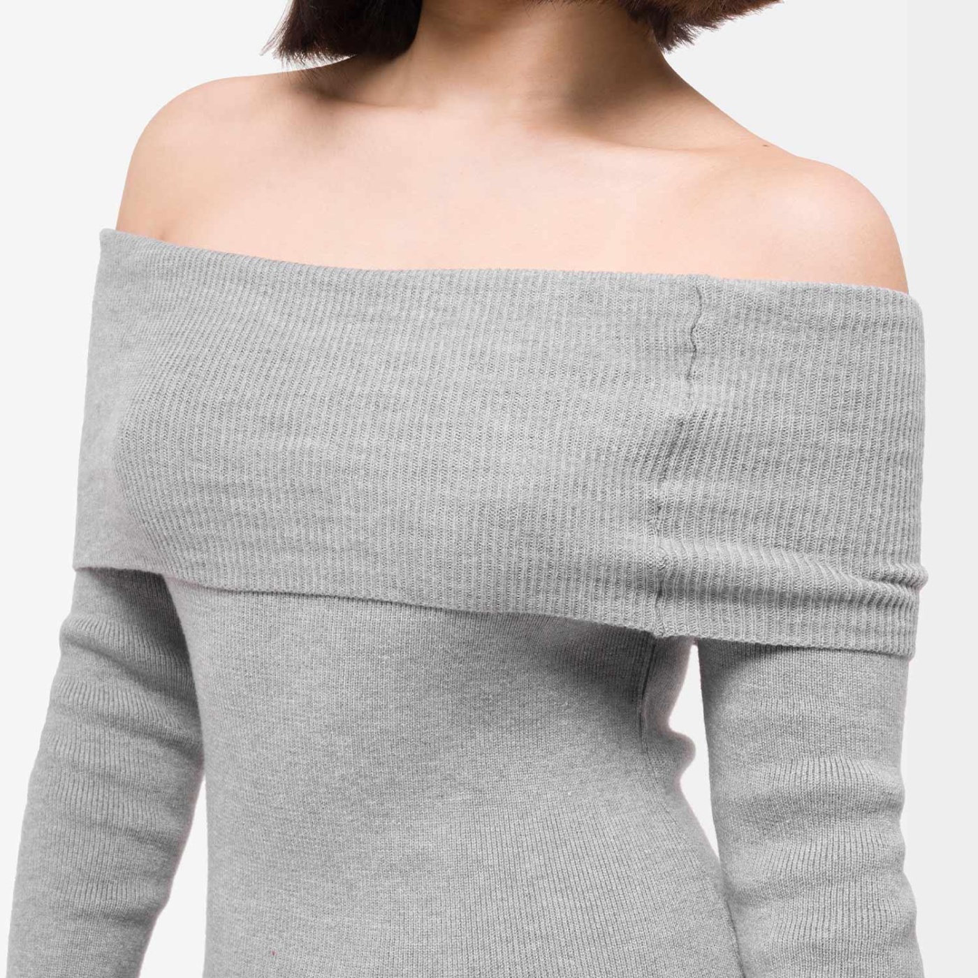 VESTIDO LARGO MUJER SQUEEZE GRIS MEYNNA HILO - 4