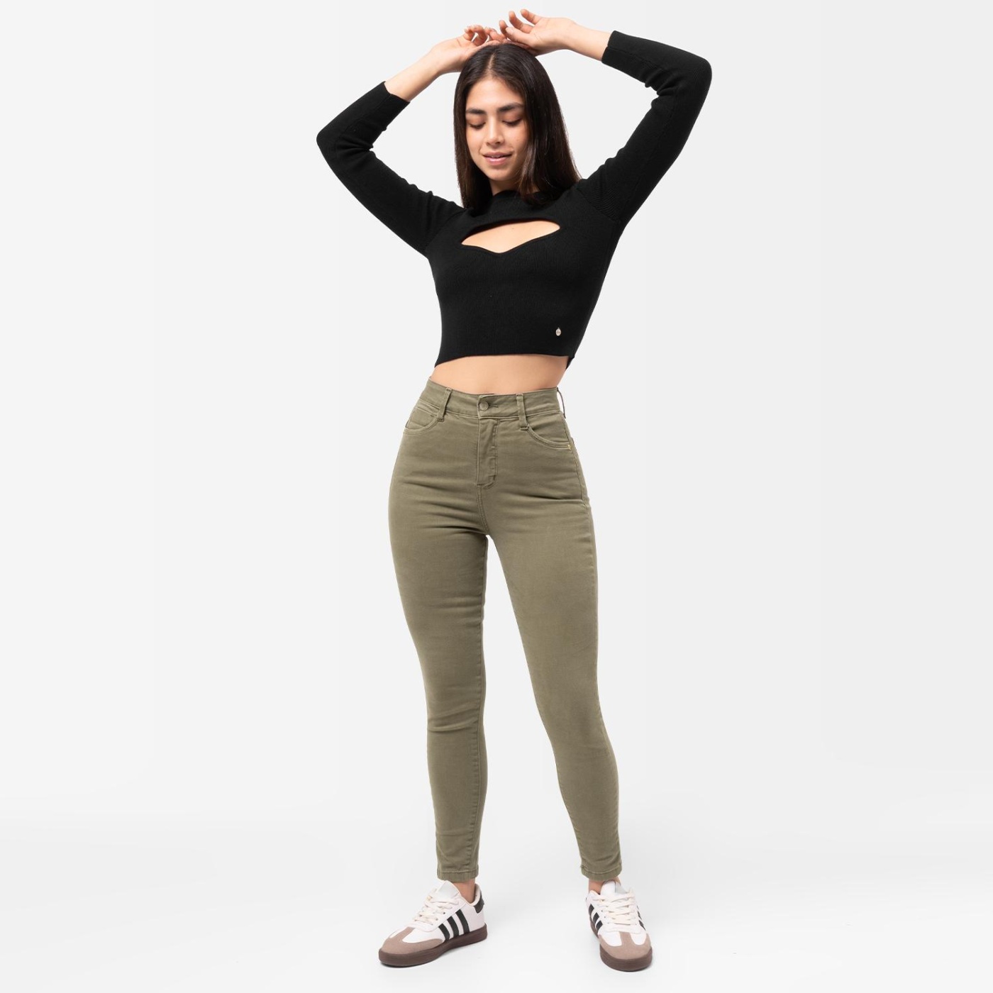 CHOMPA MANGA LARGA MUJER SQUEEZE BRUNNAH HILOS - 5