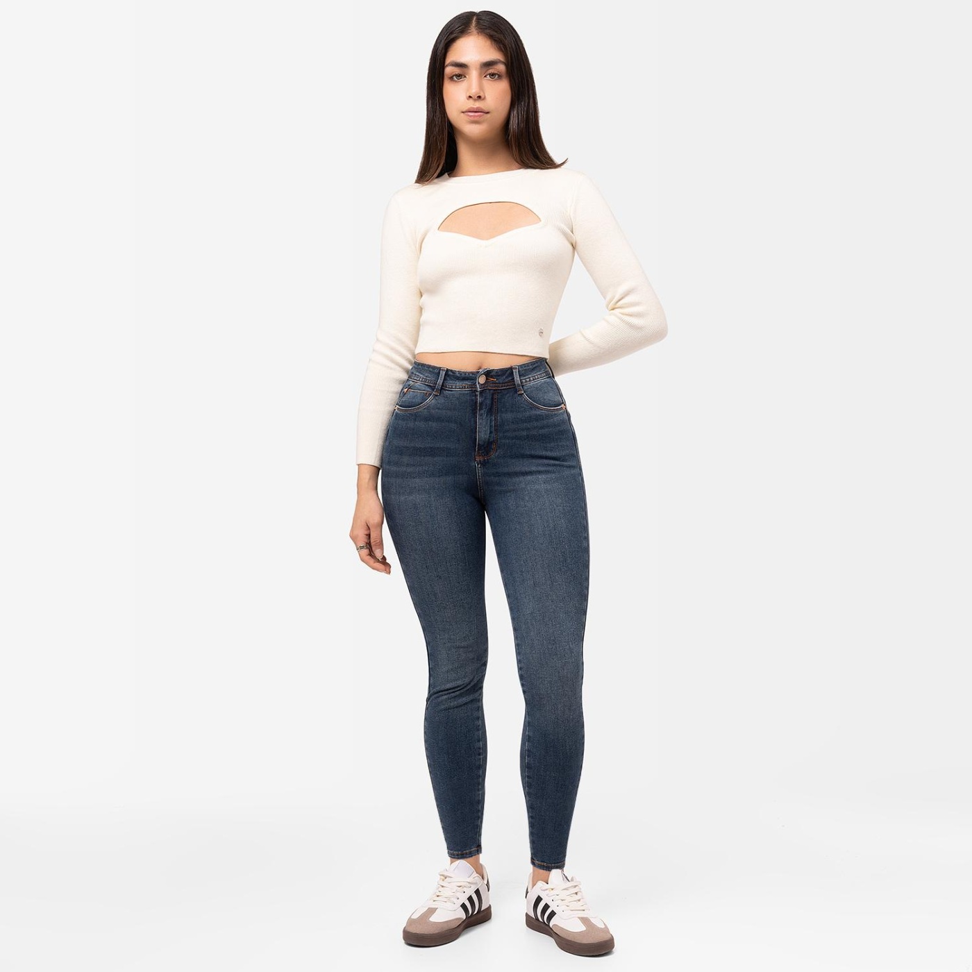 CHOMPA MANGA LARGA MUJER SQUEEZE BRUNNAH HILOS - 5