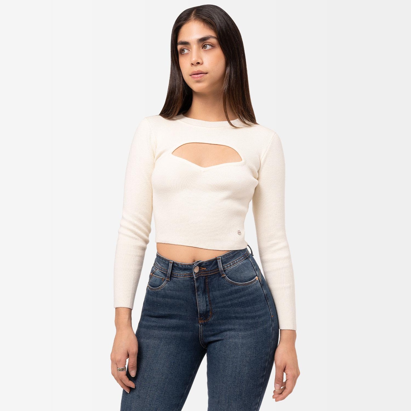 CHOMPA MANGA LARGA MUJER SQUEEZE BRUNNAH HILOS - 1