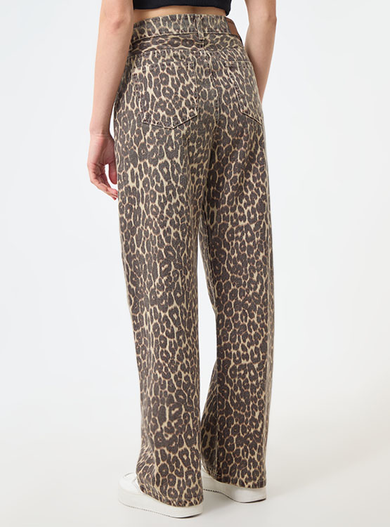 JEAN ALGODÓN MUJER BARBADOS MULTICOLOR LEOPARD - 2