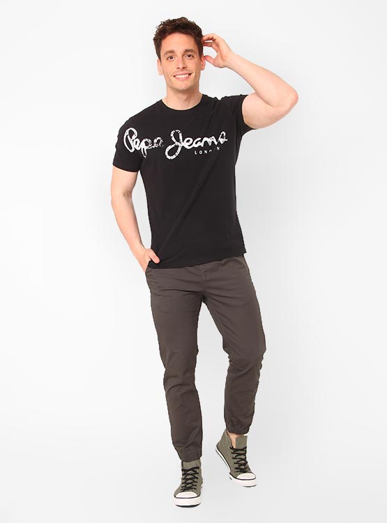 Pepe Jeans Arancione Cotton Men Polo main image 1