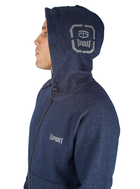 Tapout Pacomila Felpa Con Cappuccio Uomo – Vestibilità Regolare, Tasca A Marsupio, Logo Stampato