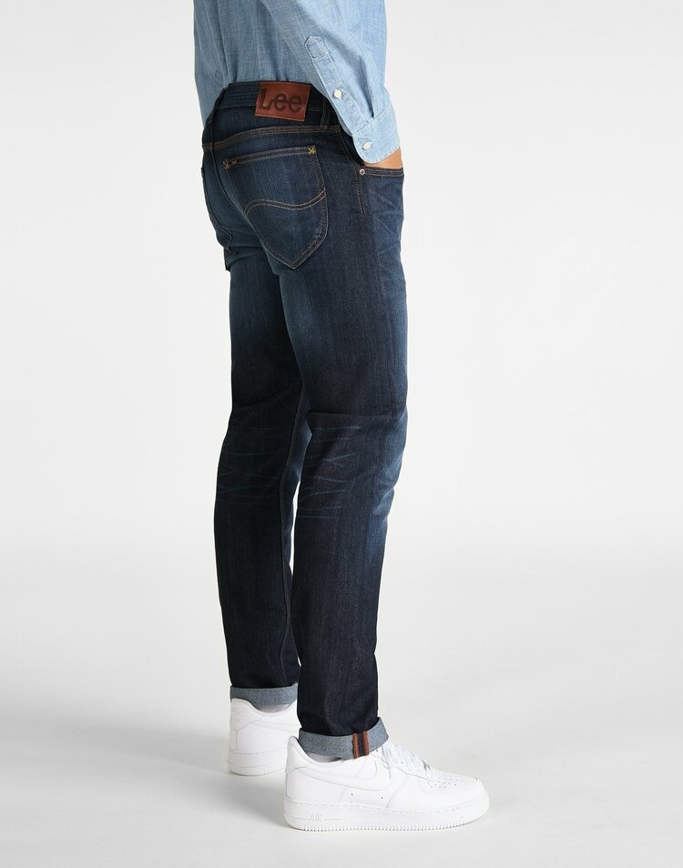 Ripley JEAN LARGO SLIM HOMBRE LEE AZUL DAREN BUTTON FLY
