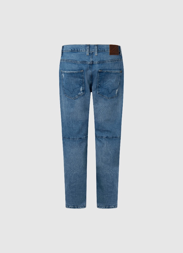 Jeans Pepe Jeans Hombre - Corte Cónico Lavado Negro Carbón