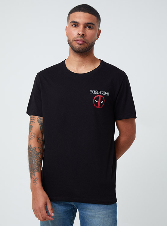 Camisetas De Algodón De Manga Corta De Deadpool Para Hombre, Camiseta