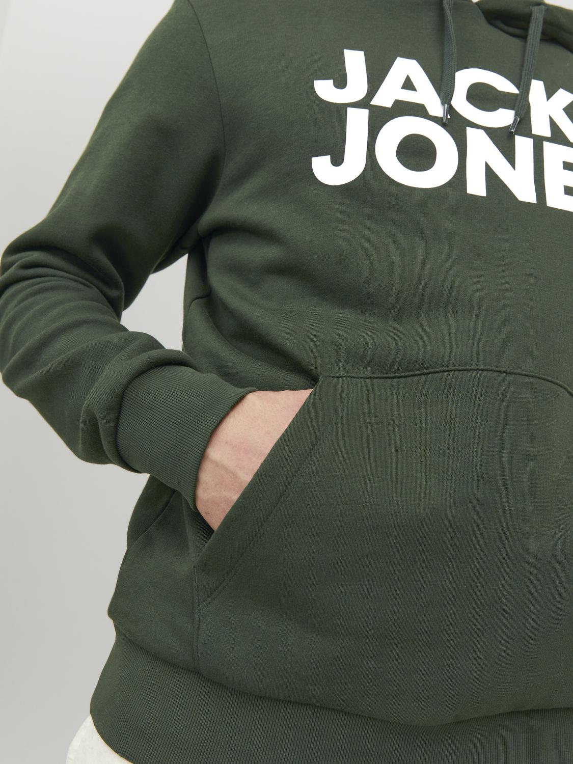 Sudadera Con Capucha Jack & Jones Para Hombre - Corte Normal, Manga Larga, Estilo Casual
