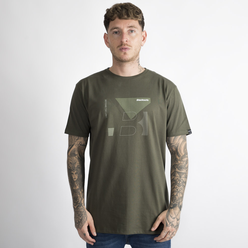 POLO MANGA CORTA ALGODÓN HOMBRE BLACKOUT BASICO 059 H23 - 1