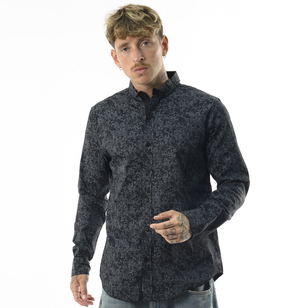 CAMISA MANGA LARGA ALGODÓN HOMBRE BLACKOUT NITRO H24 - 1