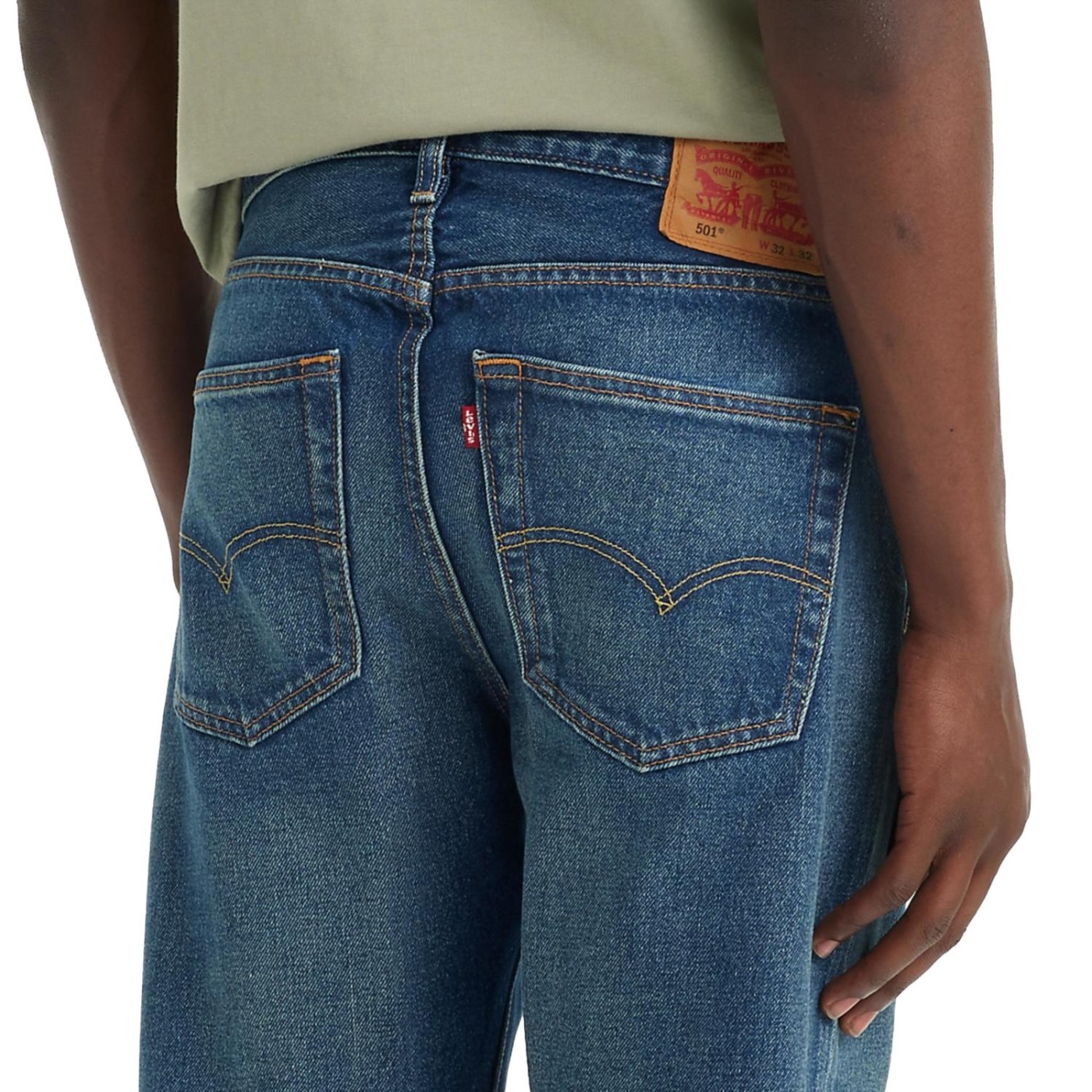 JEAN ALGODÓN RECTO HOMBRE LEVI'S AZUL OSCURO 501 ORIGINAL