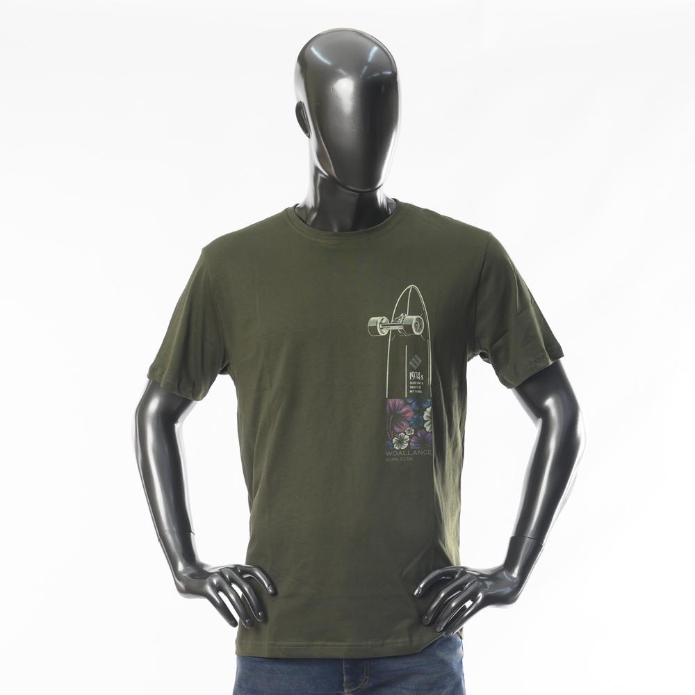 POLO MANGA CORTA ALGODÓN HOMBRE WOALLANCE CLASICO 015 H24 - 1