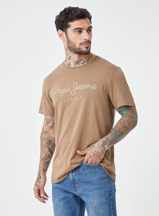 Pepe Jeans Red Cotton Men Polo