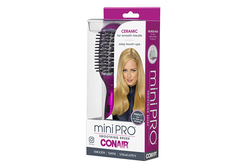 Ripley - CONAIR MINI CEPILLO ALISADOR PORTATIL DIAMOND BRILLIANCE SHINE  SYSTEM BIVOLTAJE BC11