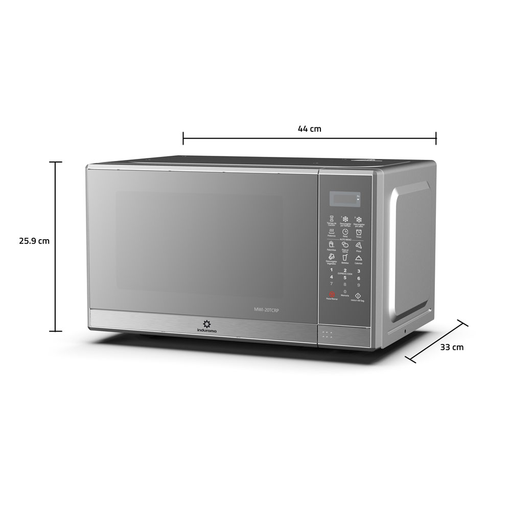 MICROONDAS INDURAMA 20L MWI-20TCRP CROMA - 4