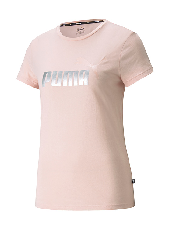 Ripley - PUMA POLO ESS+ METALLIC LOGO TEE PARA MUJER