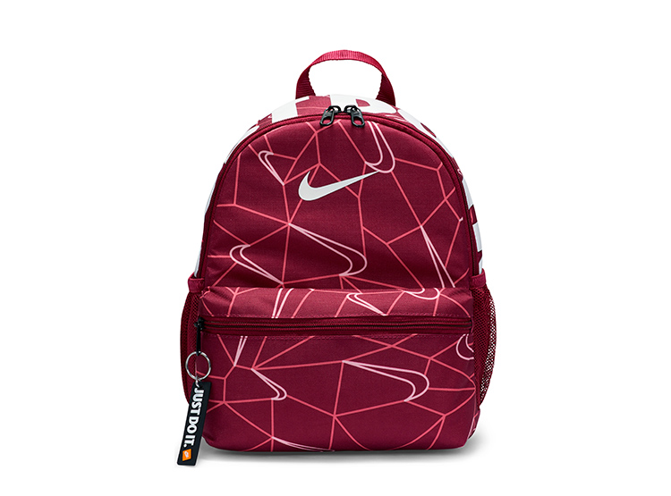 MOCHILA PARA NIÑO NIKE 100% POLIÉSTER Y NK BRSLA JDI MINI BKPK-AOP HO21