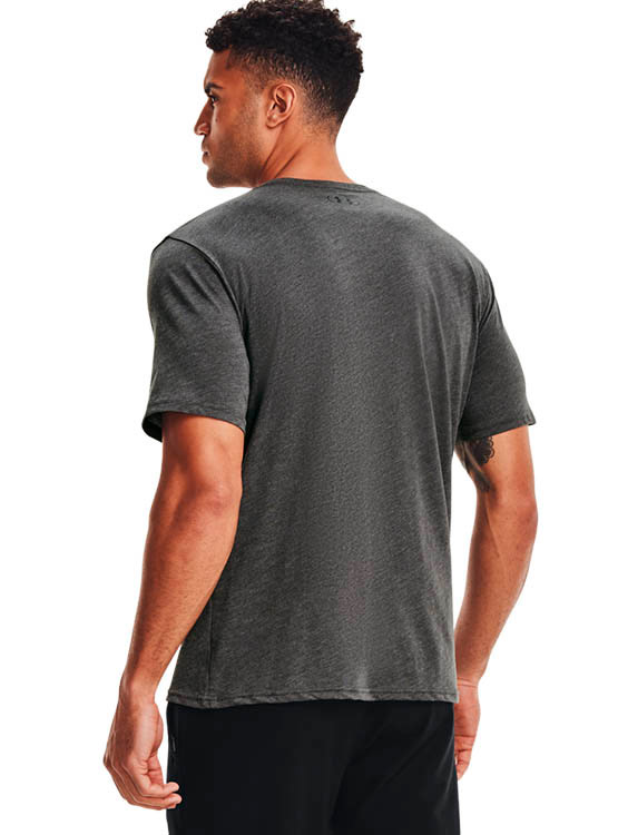 POLO RUNNING HOMBRE UNDER ARMOUR 1326799-019 PLOMO ALGODÓN GRIS OSCURO - 2