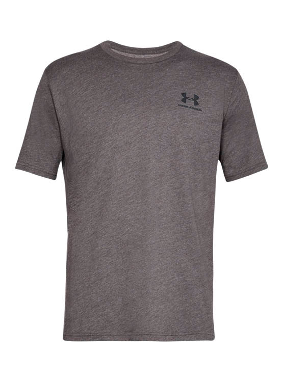 POLO RUNNING HOMBRE UNDER ARMOUR 1326799-019 PLOMO ALGODÓN GRIS OSCURO - 4