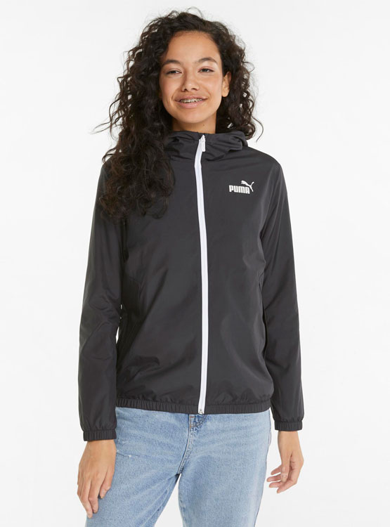 Ripley - CASACA DEPORTIVA MUJER PUMA 847494 01 ESS SOLID WINDBREAKER NEGRO