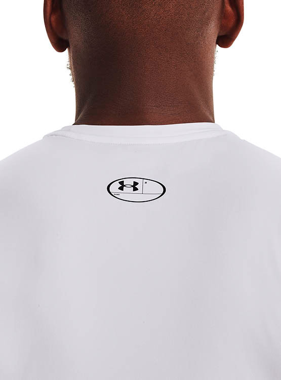 POLO BVD RUNNING HOMBRE UNDER ARMOUR 1361522-100 BLANCO - 3