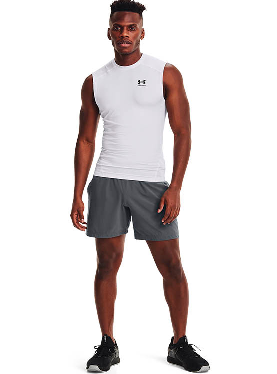 POLO BVD RUNNING HOMBRE UNDER ARMOUR 1361522-100 BLANCO - 6