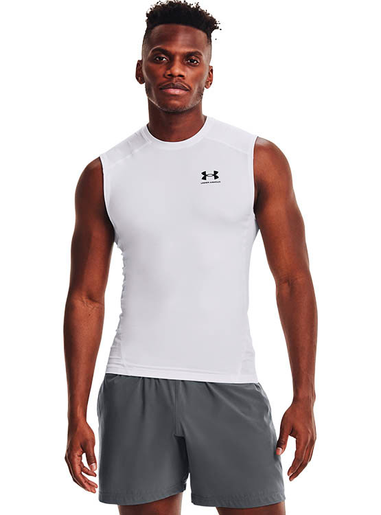 POLO BVD RUNNING HOMBRE UNDER ARMOUR 1361522-100 BLANCO - 1