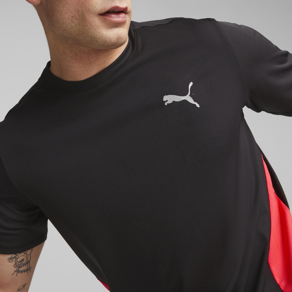 POLERA DEPORTIVA HOMBRE PUMA 523150 51 RUN FAVORITE SS TEE M NEGRO