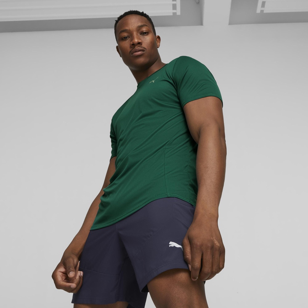 POLO DEPORTIVO HOMBRE PUMA 523150 43 RUN FAVORITE SS TEE M VERDE