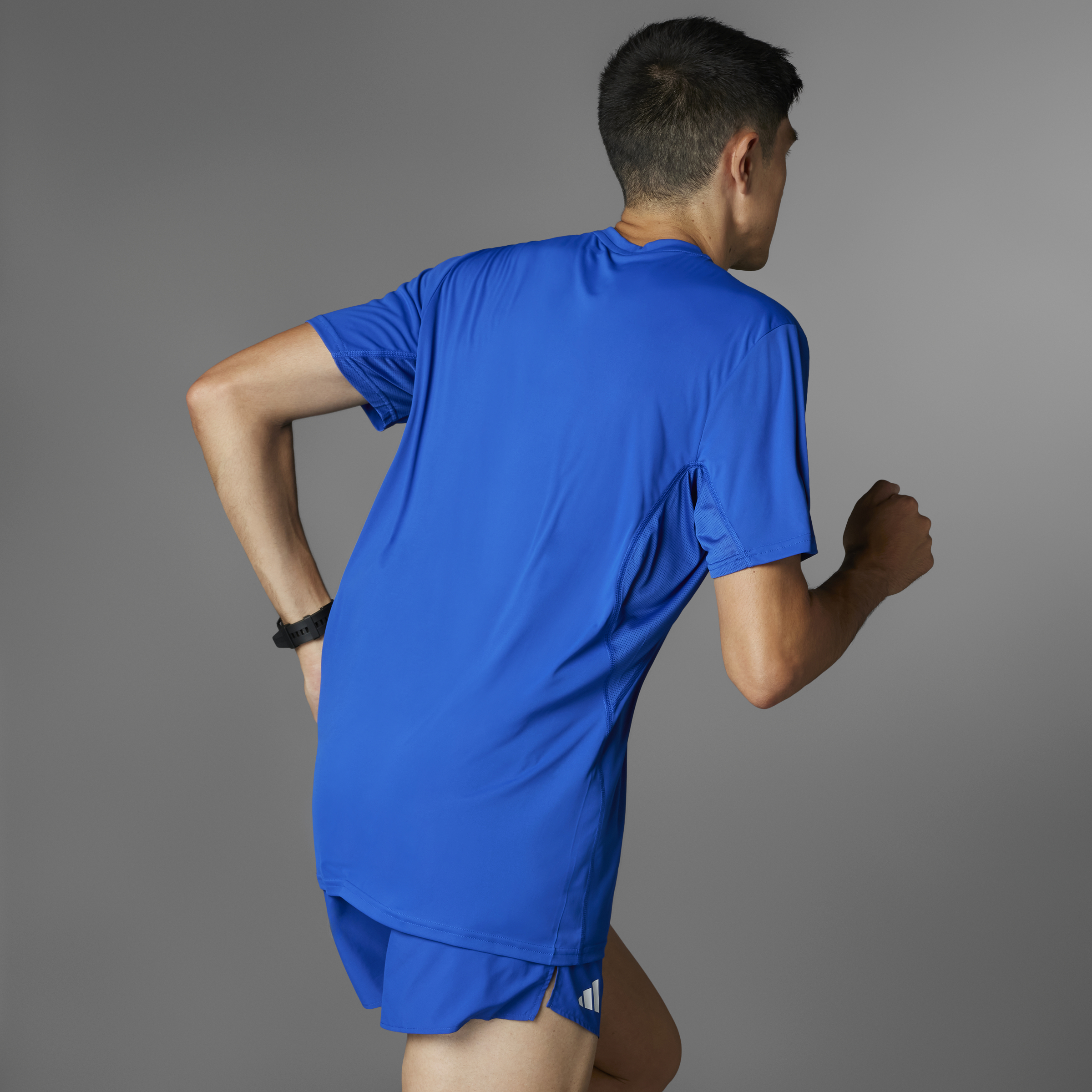 POLO DEPORTIVO RUNNING HOMBRE ADIDAS IT1469 ADIZERO ESSENTIALS AZUL - 2