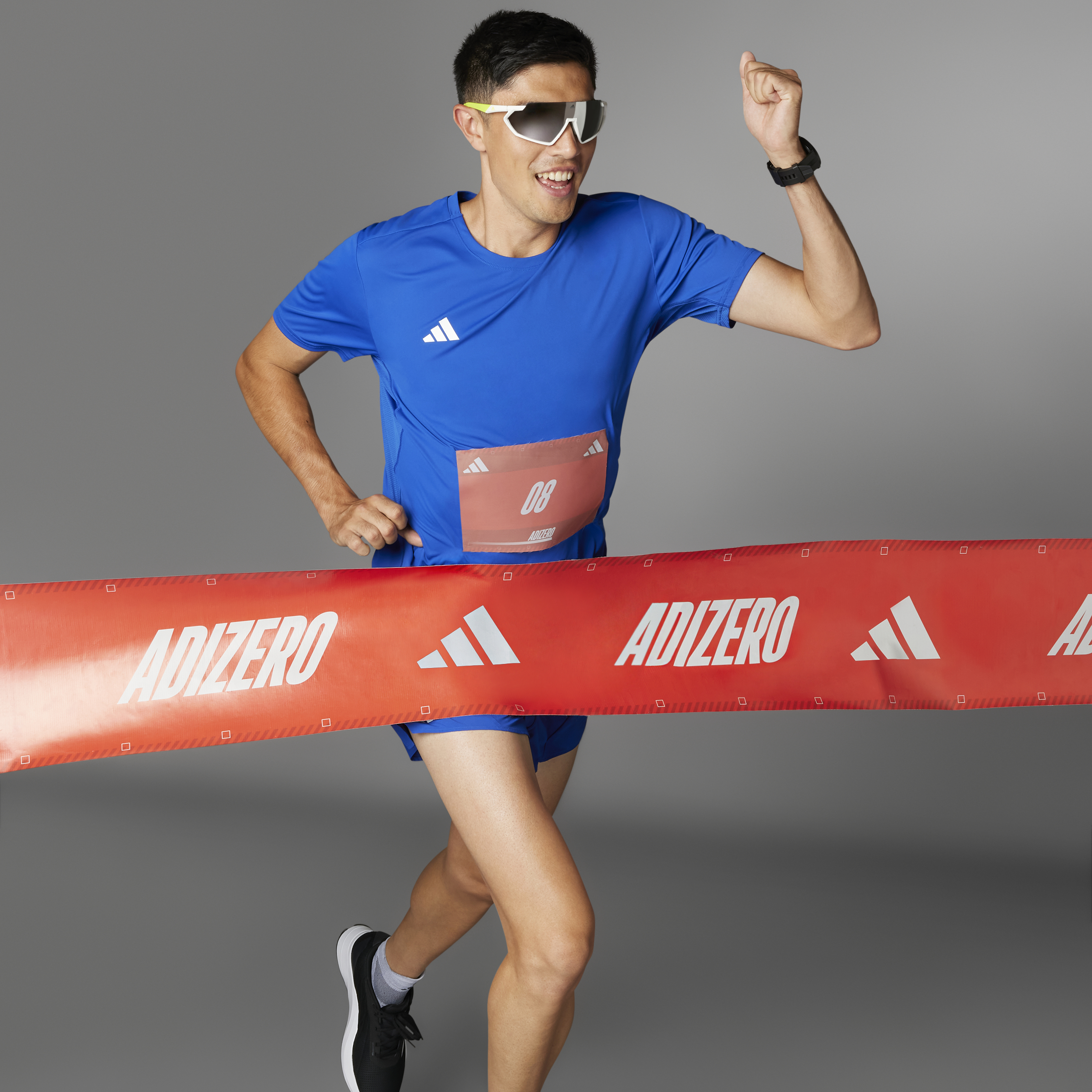 POLO DEPORTIVO RUNNING HOMBRE ADIDAS IT1469 ADIZERO ESSENTIALS AZUL - 7