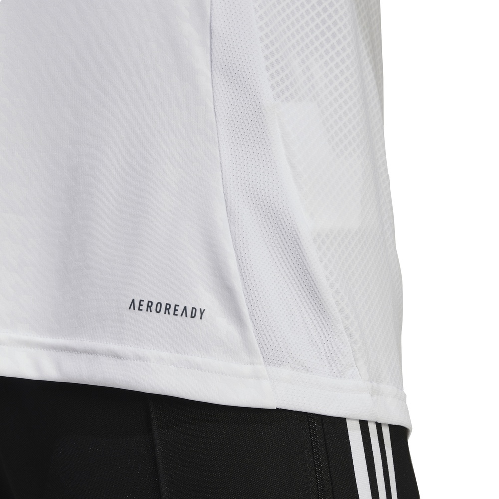 CAMISETA FÚTBOL HOMBRE ADIDAS DEPORTIVA IU5011 OUTDOOR TERREX MULTI CIERRE FRONTAL FLEECE BLANCO - 4