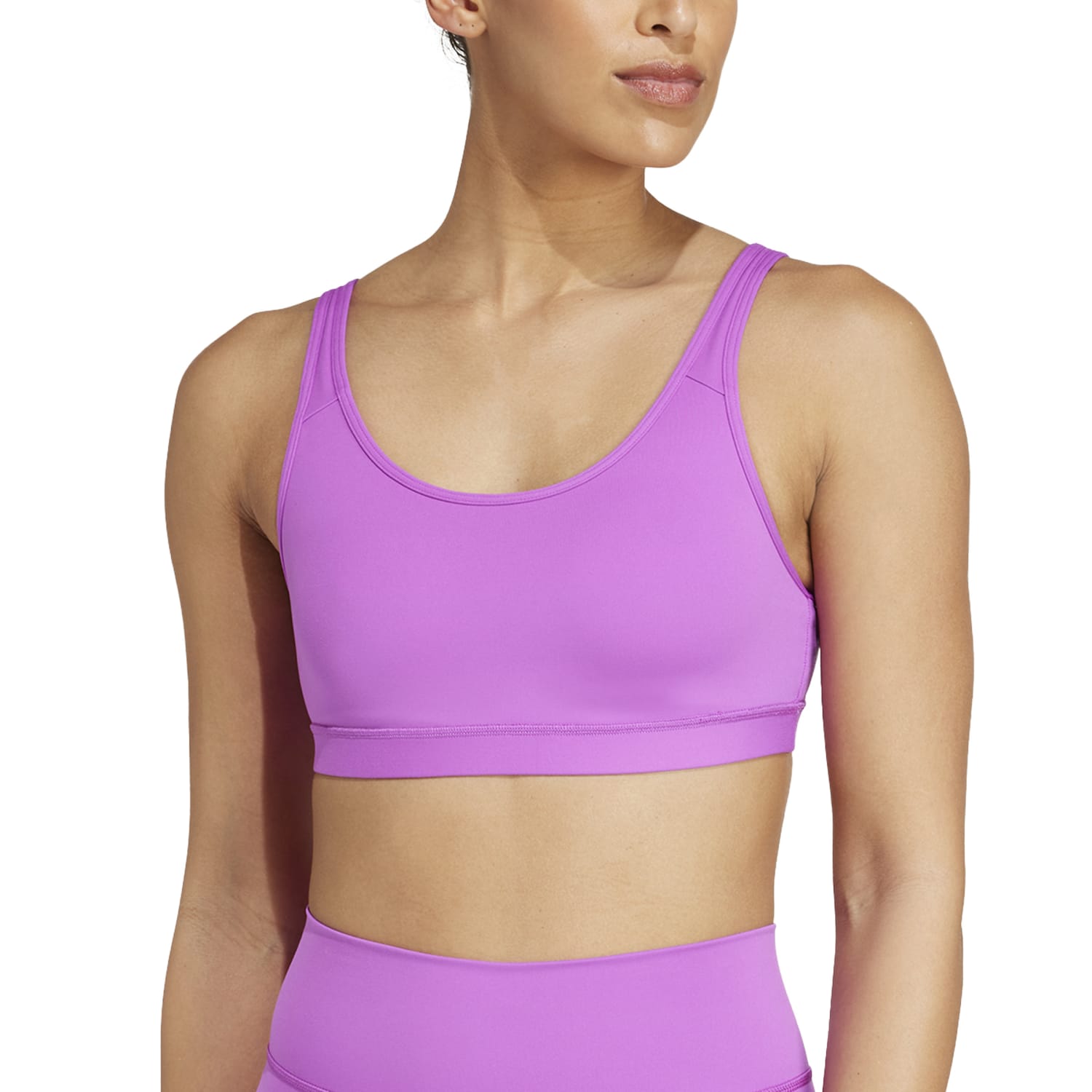 TOP MUJER ADIDAS ALL ME ESSENTIALS SM MORADO - 3