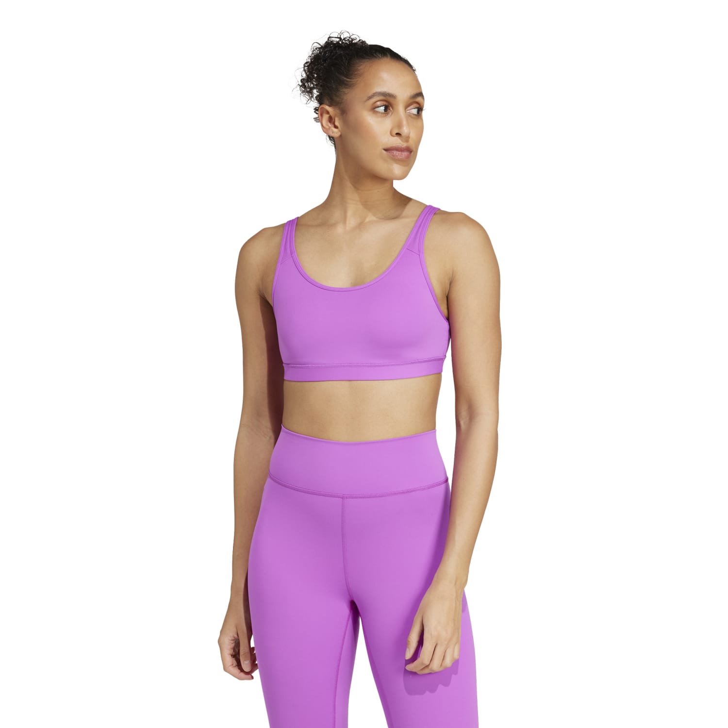 TOP MUJER ADIDAS ALL ME ESSENTIALS SM MORADO - 1