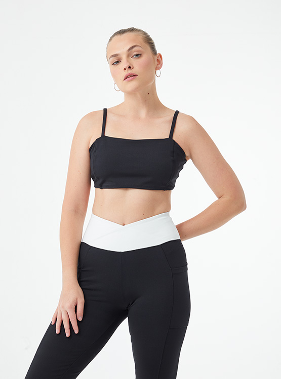 TOP DEPORTIVO MUJER MARQUIS X NATALIA MERINO NEGRO - 1