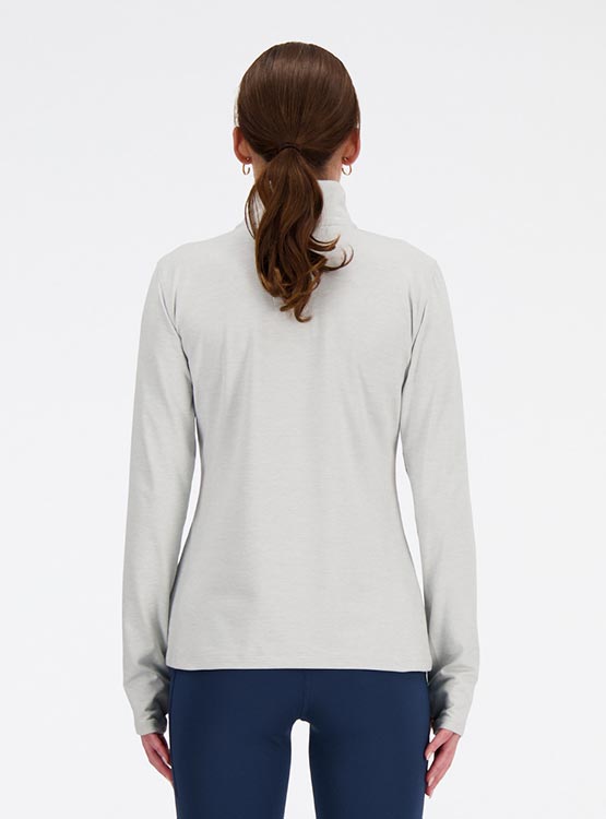 POLERA DEPORTIVA MUJER NEW BALANCE WT41150AHH GRIS - 2