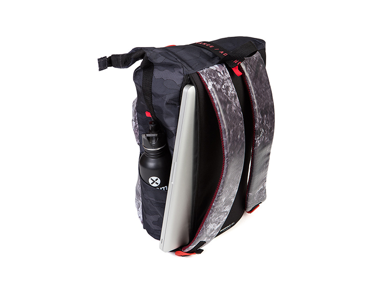 XTREM MOCHILA BIKERFOLD 020 BACKPACK SILVER BLACK