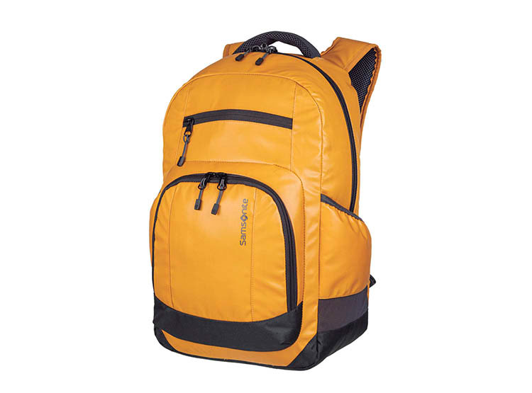 SAMSONITE MOCHILA BRAVO LAPTOP MUSTARD