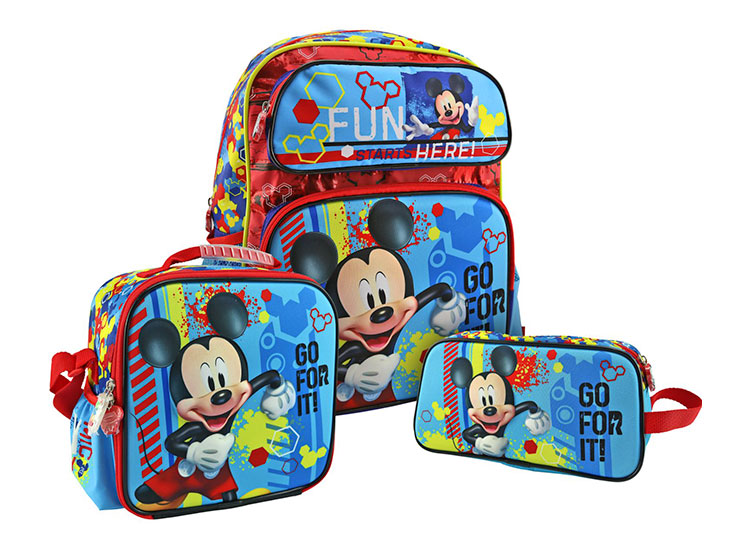 MOCHILA SCOOL PARA NIÑO MICKEY DY802334