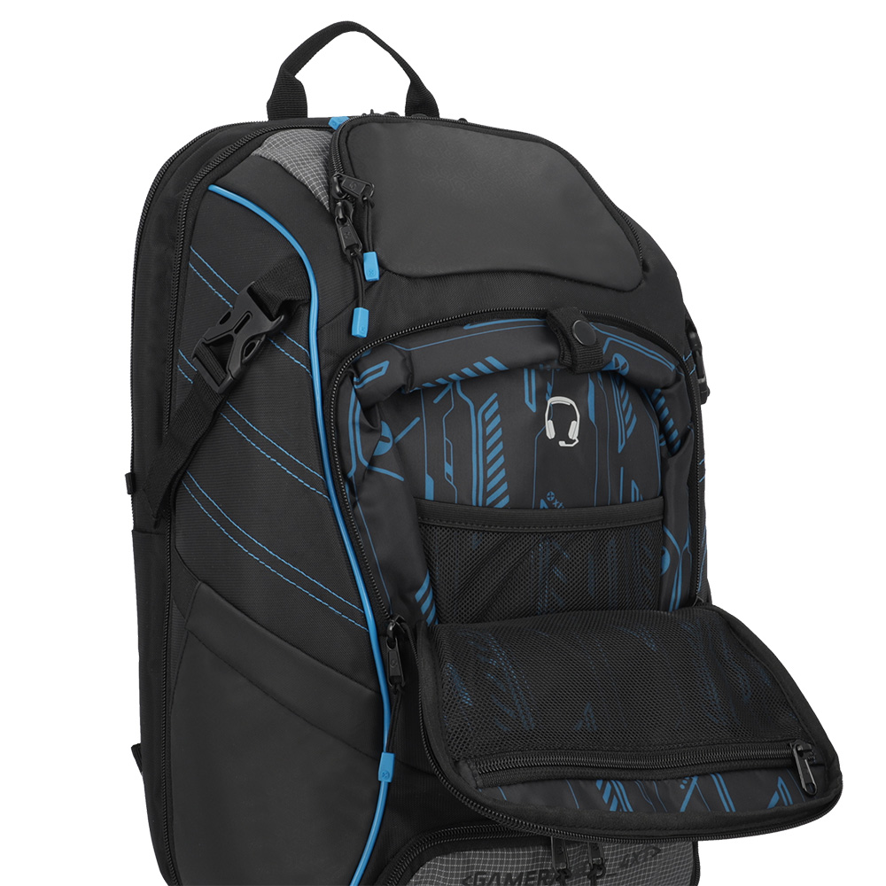 Roto Grip Topliner Competitor Mochila - Negro/Rojo/Azul, Negro/Rojo