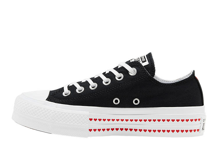CONVERSE ZAPATILLAS LIFT LOVE OX MUJER - NEGRO