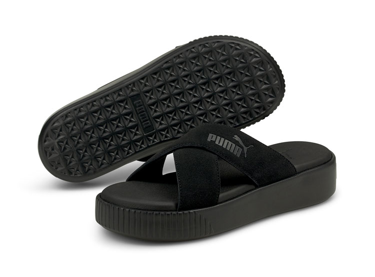 SANDALIAS PUMA PARA MUJER PLATFORM SLIDE SUEDE