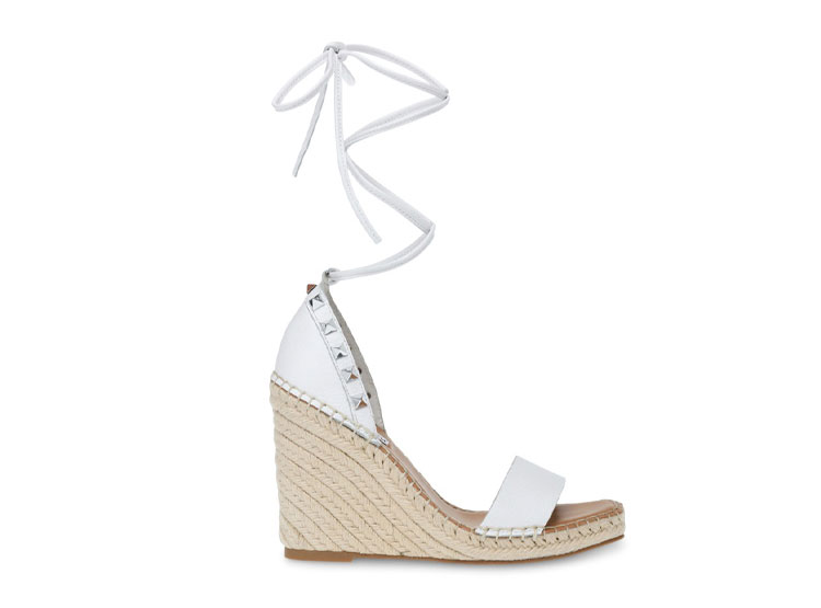 New Look - Sandali con tacco bianco sporco con fascette multiple